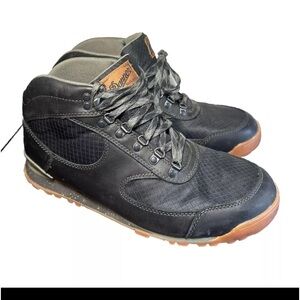 Danner Jag Midnight Mens Size 11 D Black Leather Waterproof Hiking Boot